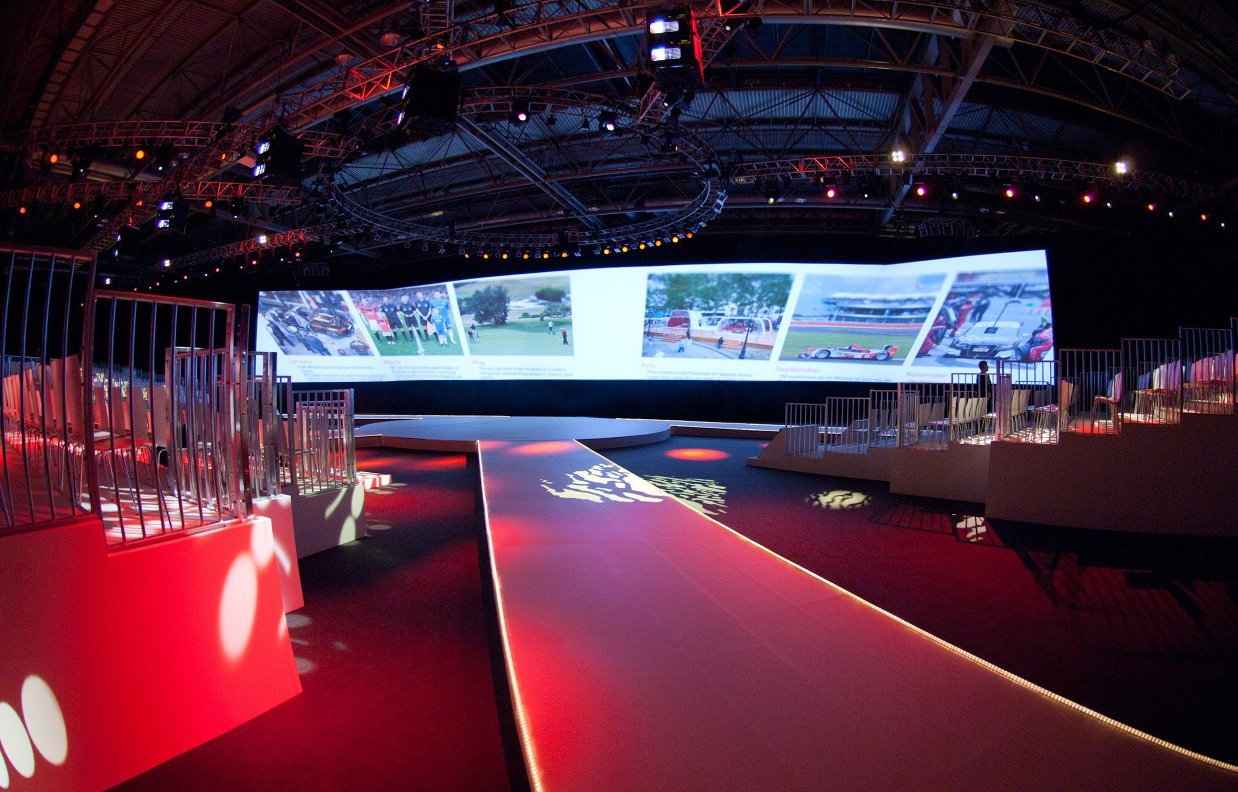 UK's largest full HD Screen at Audi Dealer Forum - Perception Events