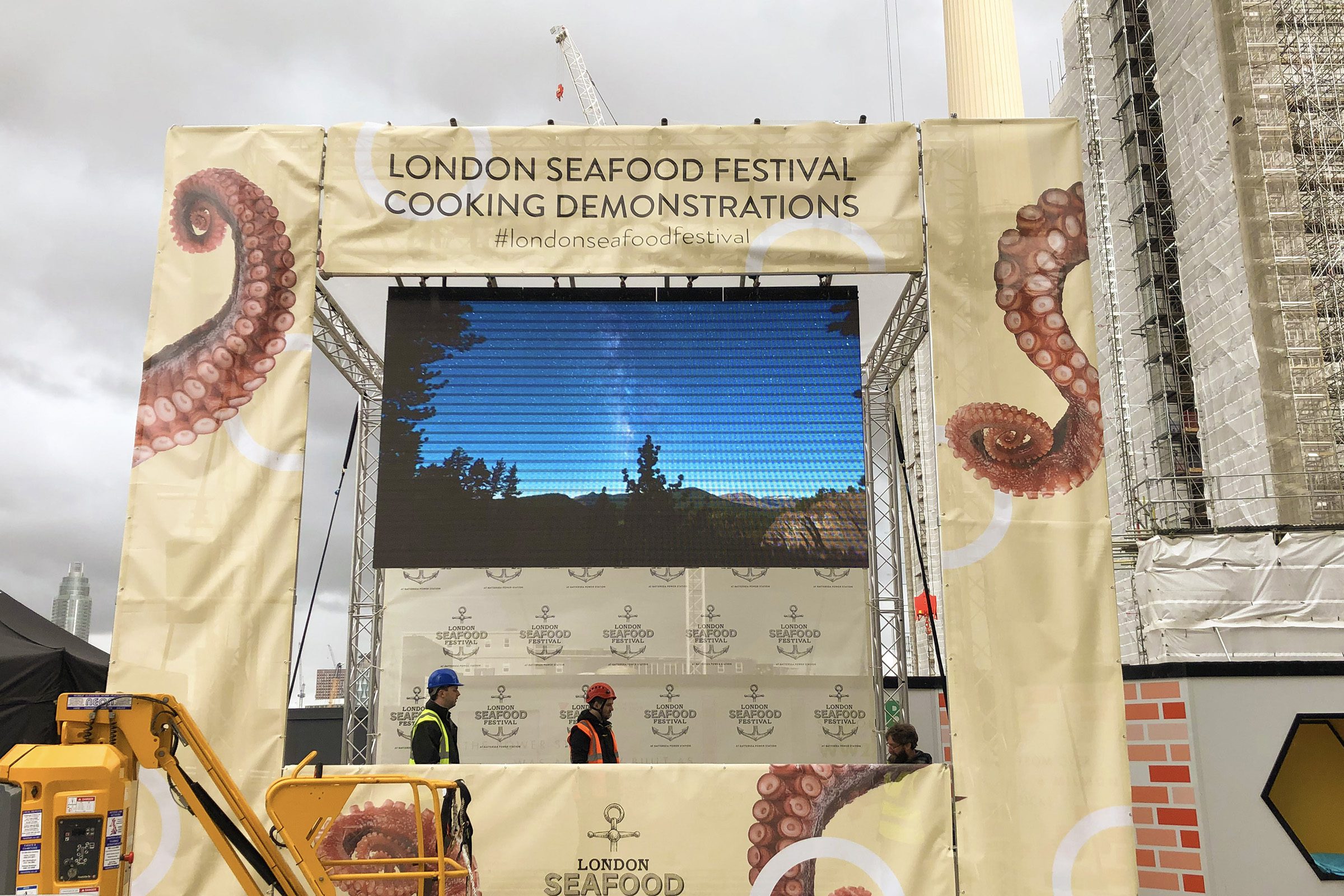 London Seafood Festival Screen